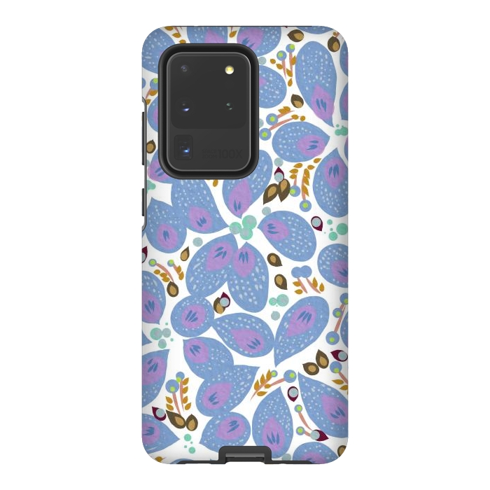 Galaxy S20 Ultra StrongFit Paisley Blue by Josie