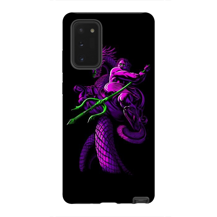 Galaxy Note 20 StrongFit Poseidon with Trident and Dragon by Alberto
