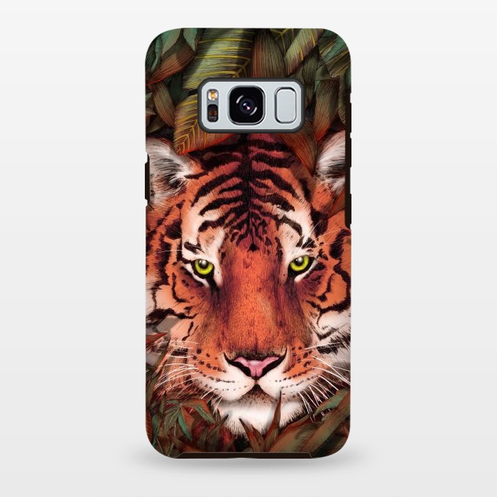 Galaxy S8 plus StrongFit Jungle Tiger Majesty Colour Version by ECMazur 