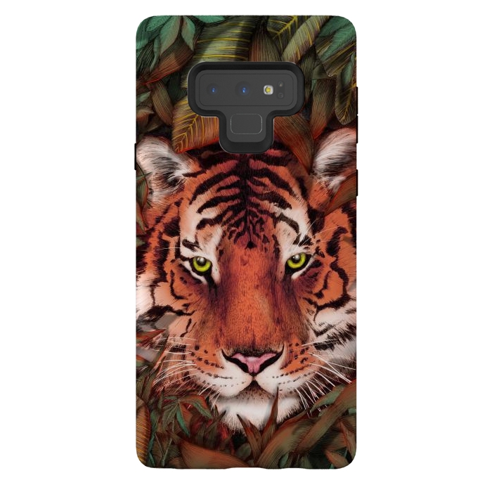 Galaxy Note 9 StrongFit Jungle Tiger Majesty Colour Version by ECMazur 