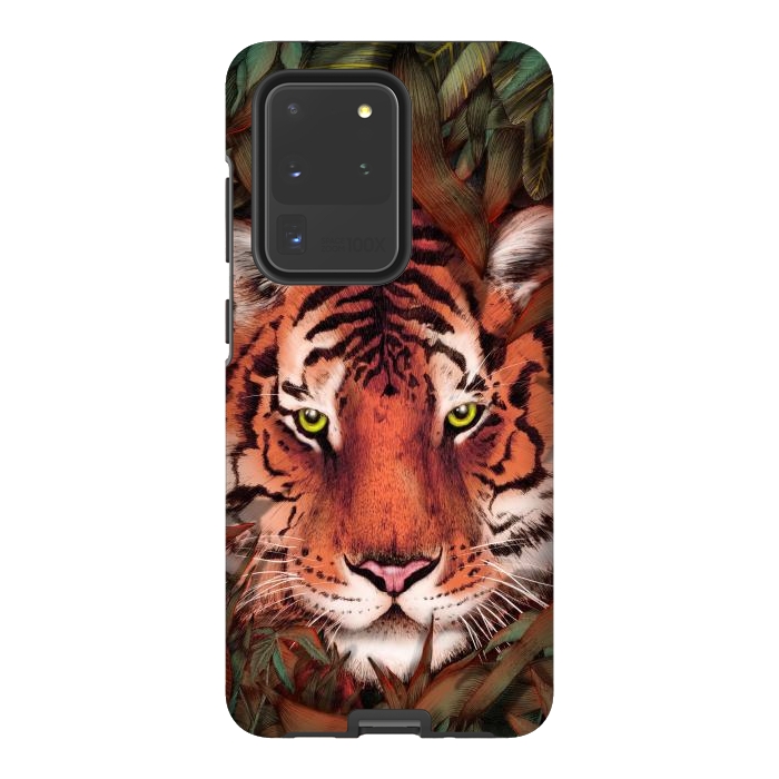 Galaxy S20 Ultra StrongFit Jungle Tiger Majesty Colour Version by ECMazur 