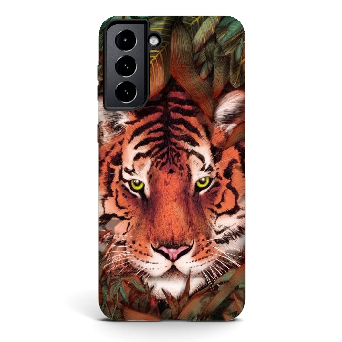Galaxy S21 StrongFit Jungle Tiger Majesty Colour Version by ECMazur 