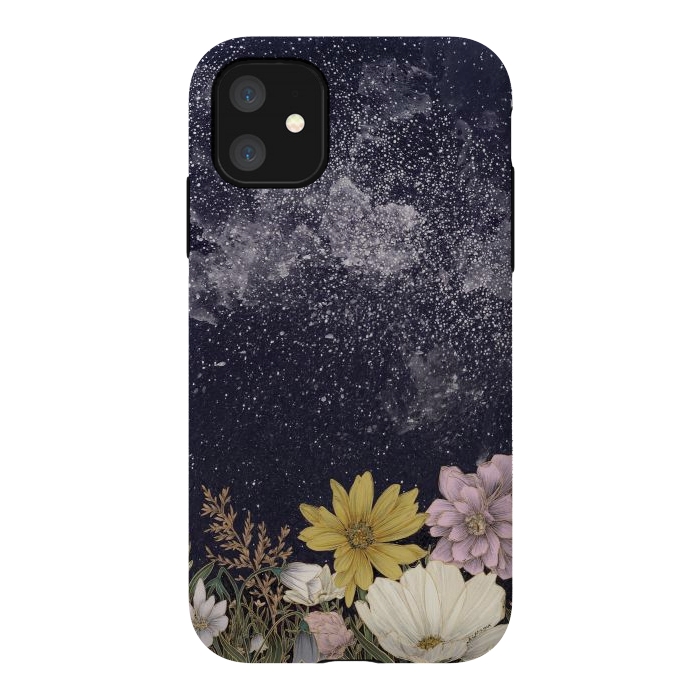 iPhone 11 StrongFit Galaxy in Bloom by ECMazur 