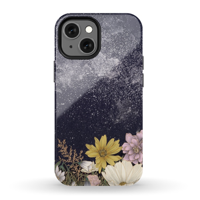 iPhone 13 mini StrongFit Galaxy in Bloom by ECMazur 
