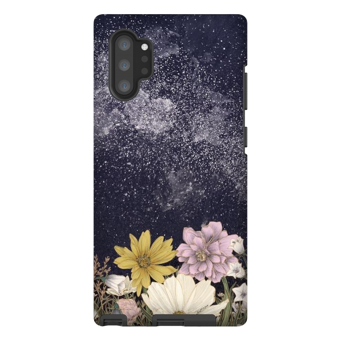 Galaxy Note 10 plus StrongFit Galaxy in Bloom by ECMazur 