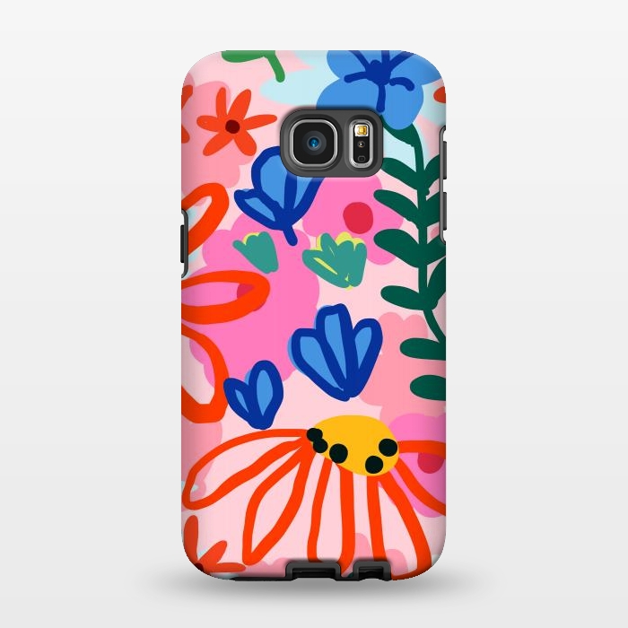 Galaxy S7 EDGE StrongFit That Floral Summer Kinda Feeling by Uma Prabhakar Gokhale