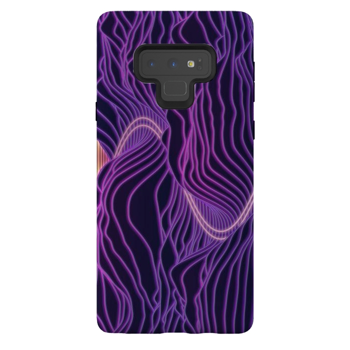 Galaxy Note 9 StrongFit Neon Sunrise by amini54