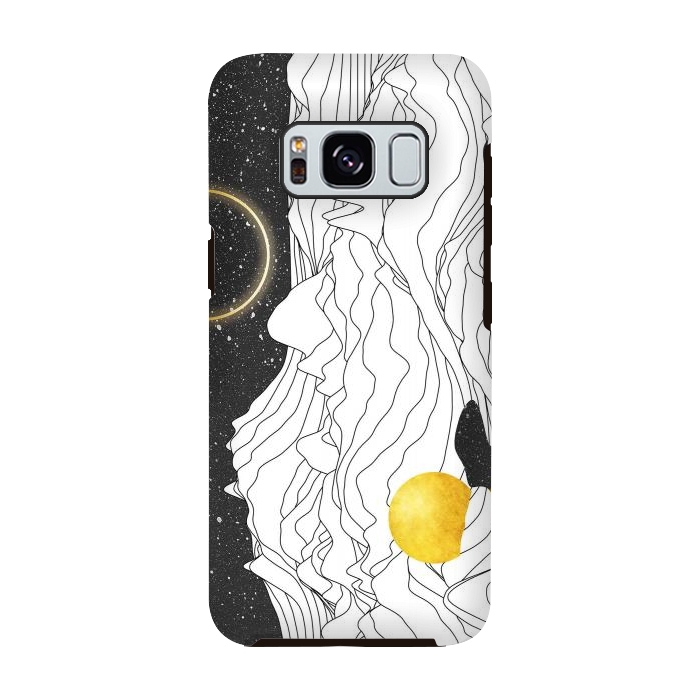 Galaxy S8 StrongFit Mono Two Moons by amini54