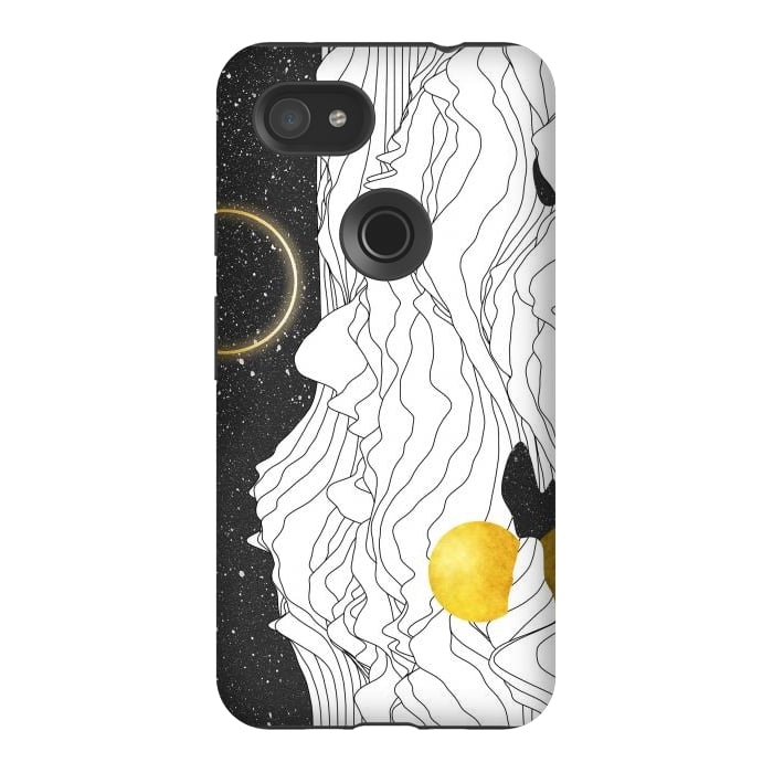 Pixel 3AXL StrongFit Mono Two Moons by amini54