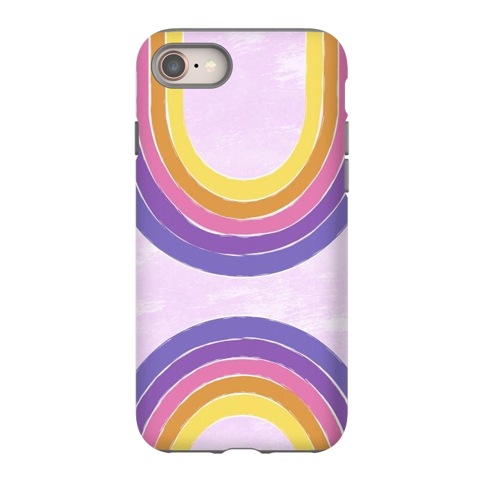 iPhone 8 StrongFit Double Rainbow by Martina