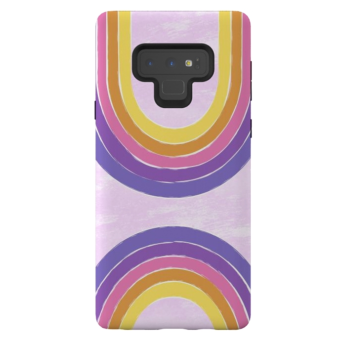 Galaxy Note 9 StrongFit Double Rainbow by Martina