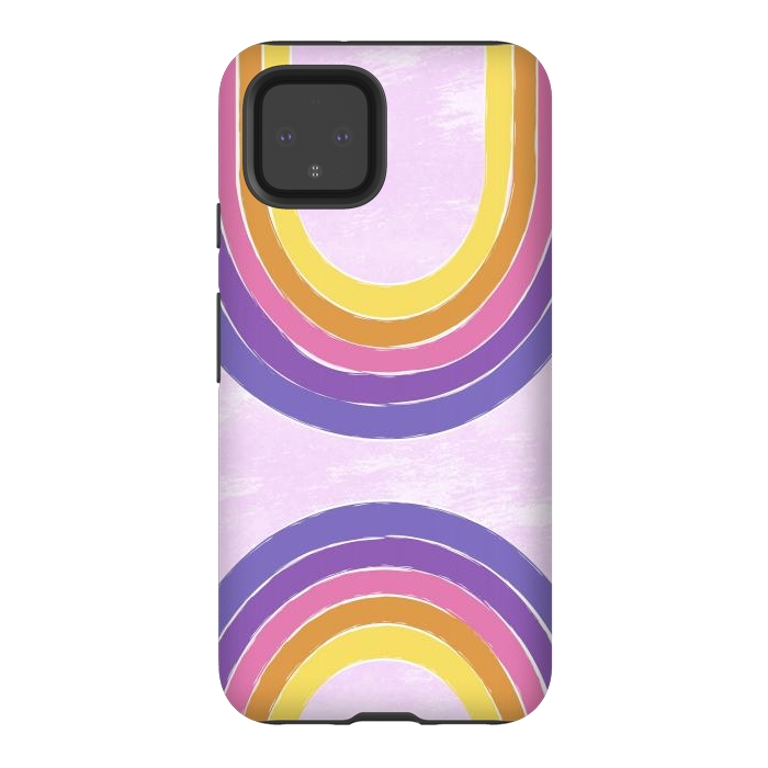 Pixel 4 StrongFit Double Rainbow by Martina