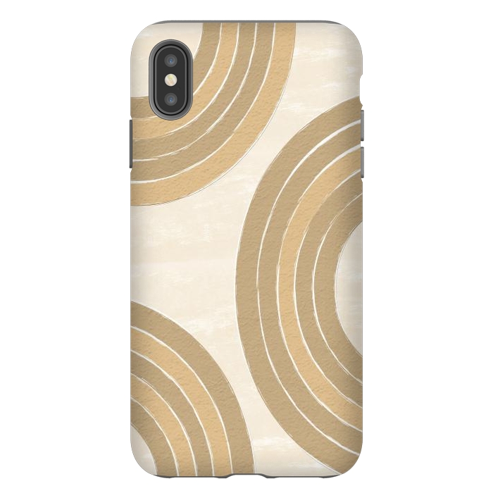 iPhone Xs Max StrongFit Sand Rainbow by Martina