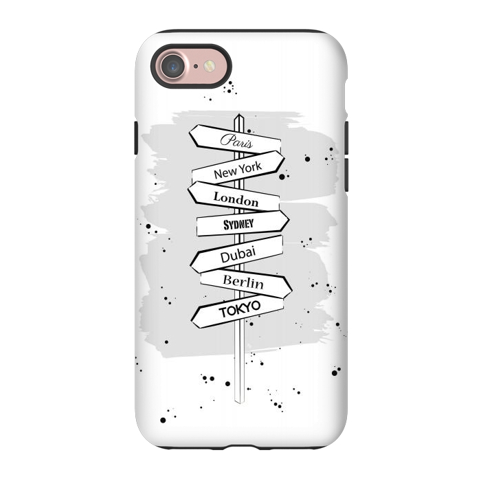 iPhone 7 StrongFit Wanderlust Cities by Martina