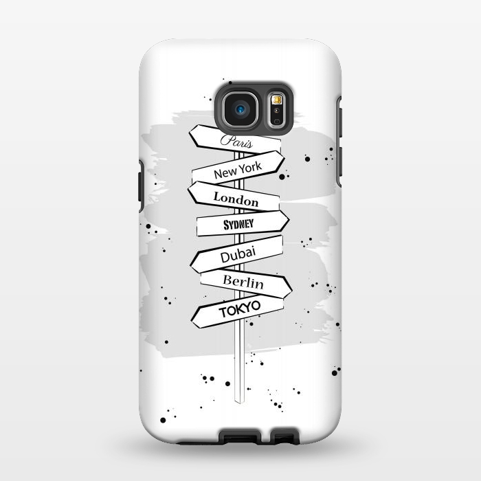 Galaxy S7 EDGE StrongFit Wanderlust Cities by Martina