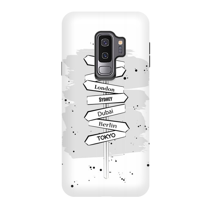 Galaxy S9 plus StrongFit Wanderlust Cities by Martina