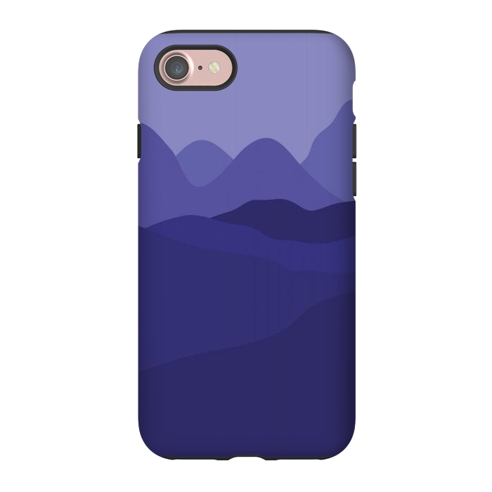 iPhone 7 StrongFit Purple Mountains by Martina