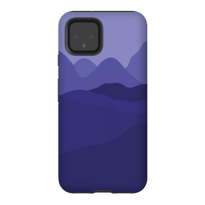 Pixel 4 StrongFit Purple Mountains by Martina