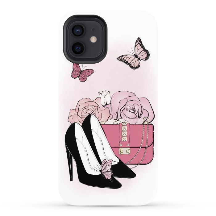 iPhone 12 StrongFit Pink fashionista by Martina