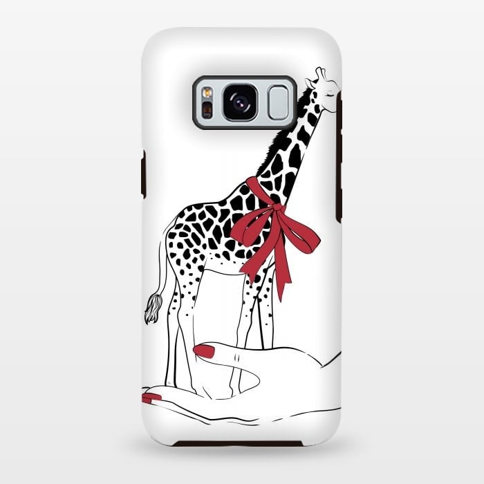 Galaxy S8 plus StrongFit Holding Giraffe by Martina