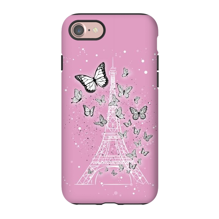iPhone 7 StrongFit Pink Paris by Martina