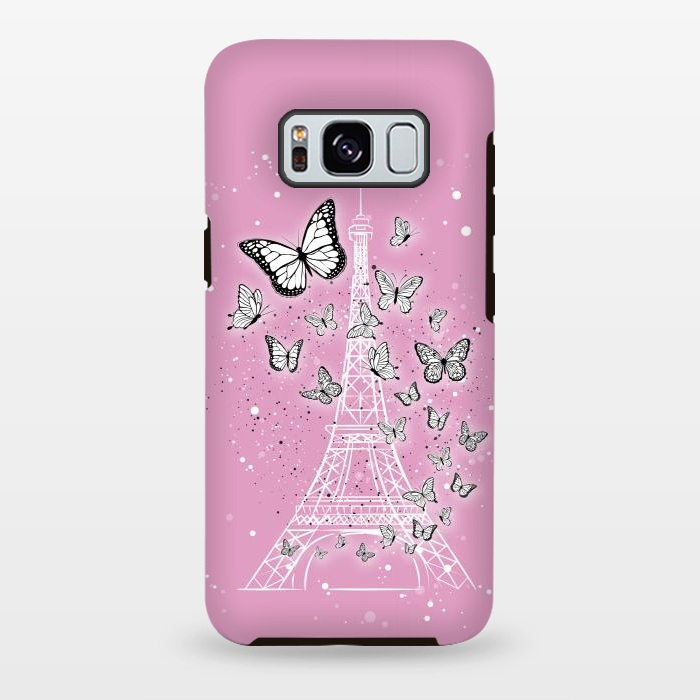 Galaxy S8 plus StrongFit Pink Paris by Martina