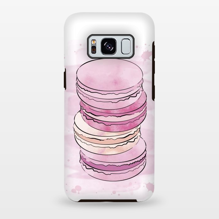 Galaxy S8 plus StrongFit Pink Macarons by Martina
