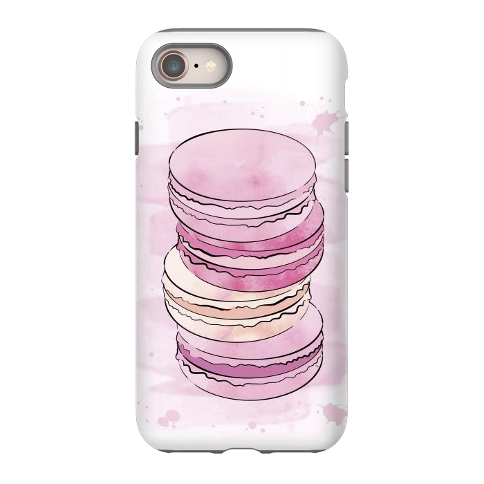 iPhone 8 StrongFit Pink Macarons by Martina
