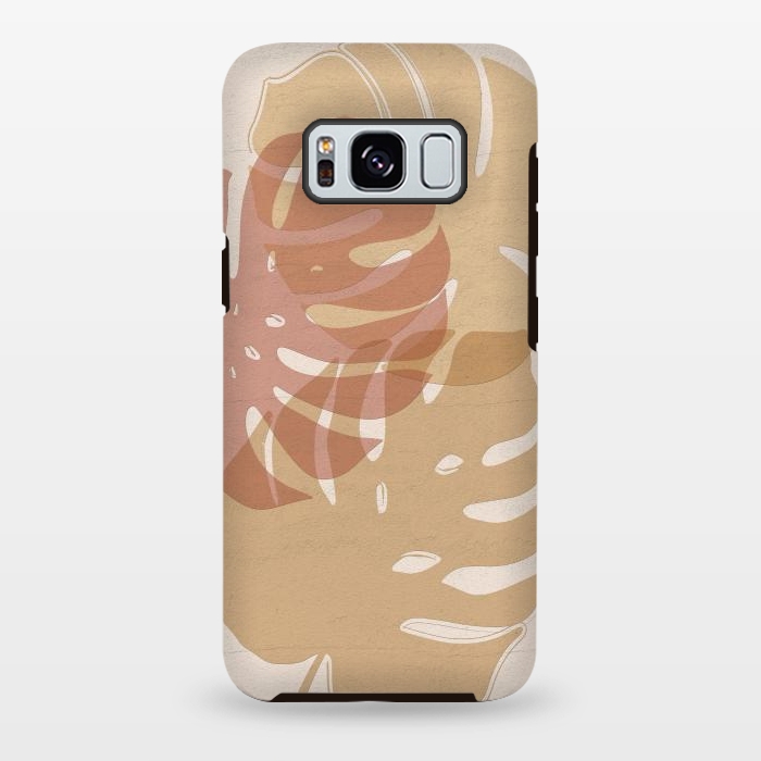 Galaxy S8 plus StrongFit Earthy leaves by Martina