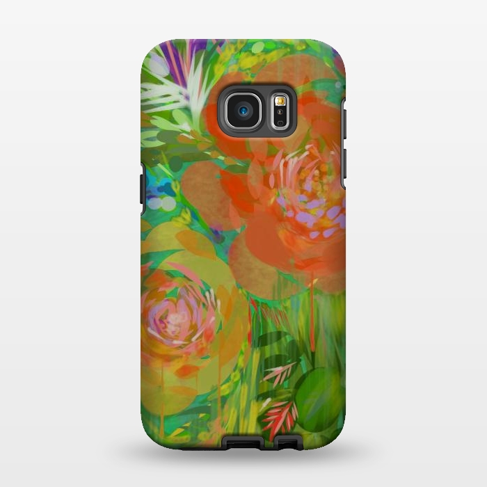 Galaxy S7 EDGE StrongFit Orange Dream by Josie