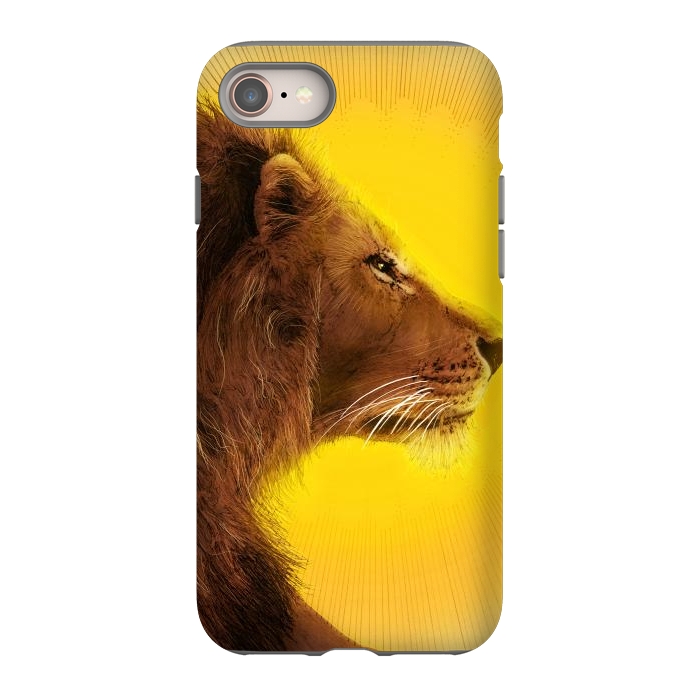 iPhone 8 StrongFit Lion and Sun by ECMazur 