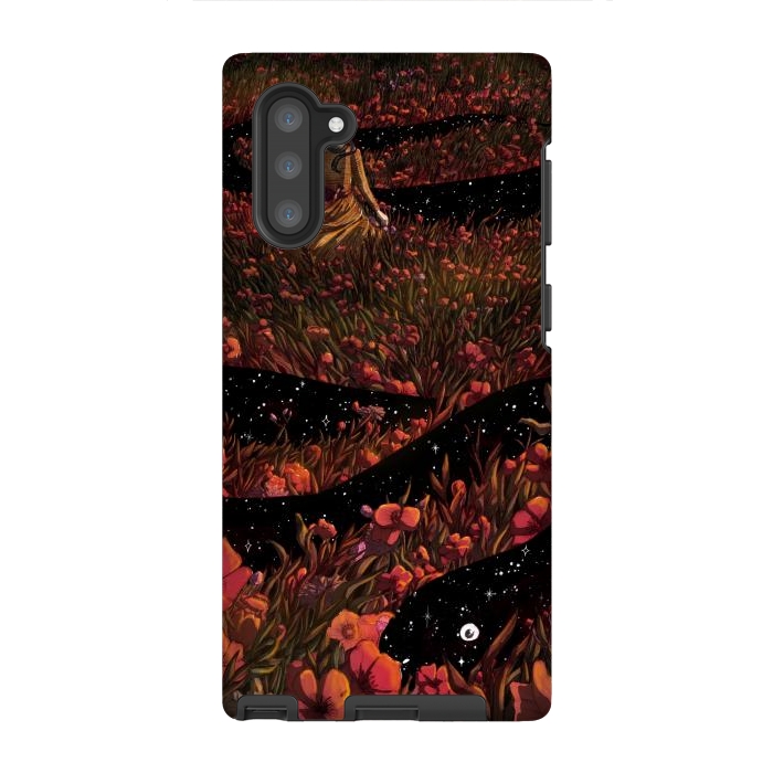 Galaxy Note 10 StrongFit Common Garden Snake Day  by ECMazur 