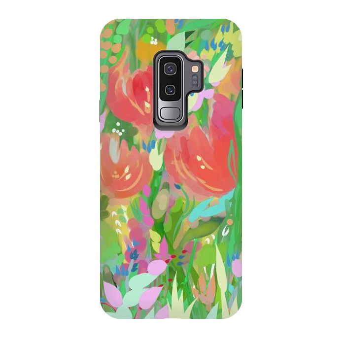 Galaxy S9 plus StrongFit Baby's Orange Roses by Josie
