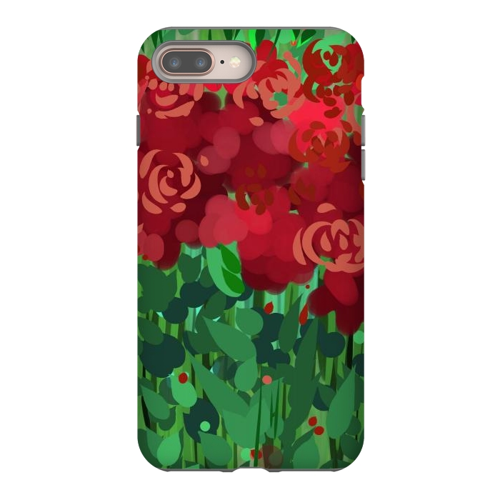 iPhone 7 plus StrongFit Reddom Roses by Josie