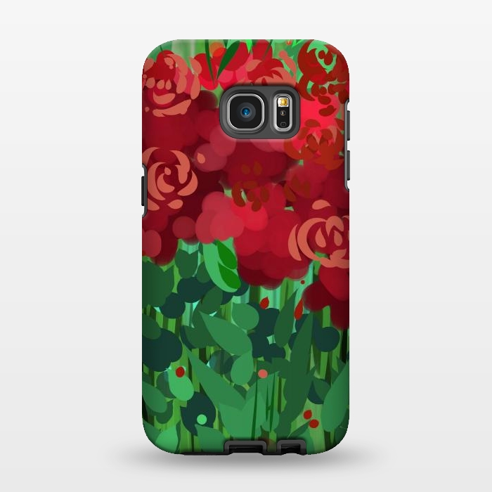 Galaxy S7 EDGE StrongFit Reddom Roses by Josie