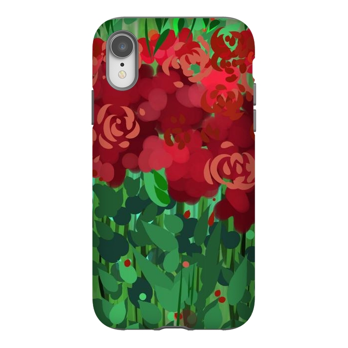 iPhone Xr StrongFit Reddom Roses by Josie