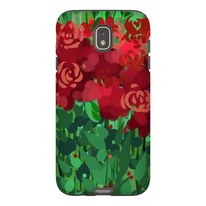 Galaxy J7 StrongFit Reddom Roses by Josie