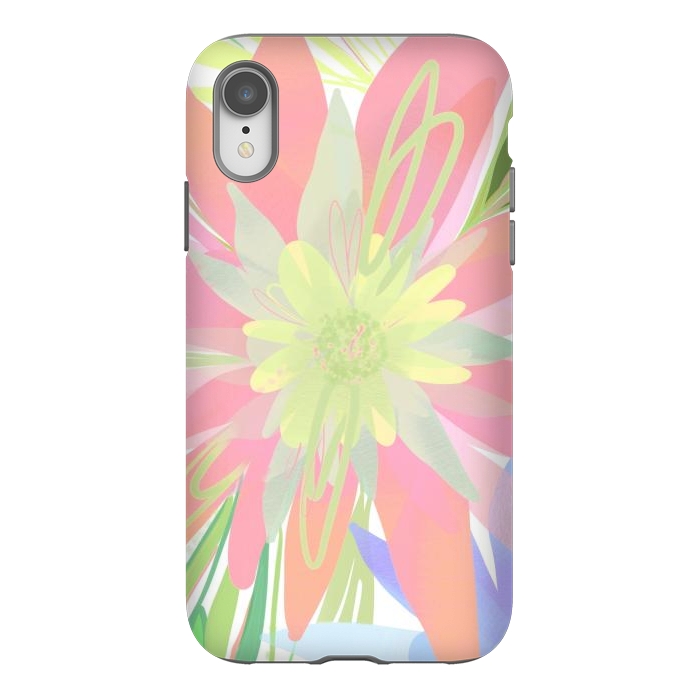 iPhone Xr StrongFit Peachy Haven by Josie