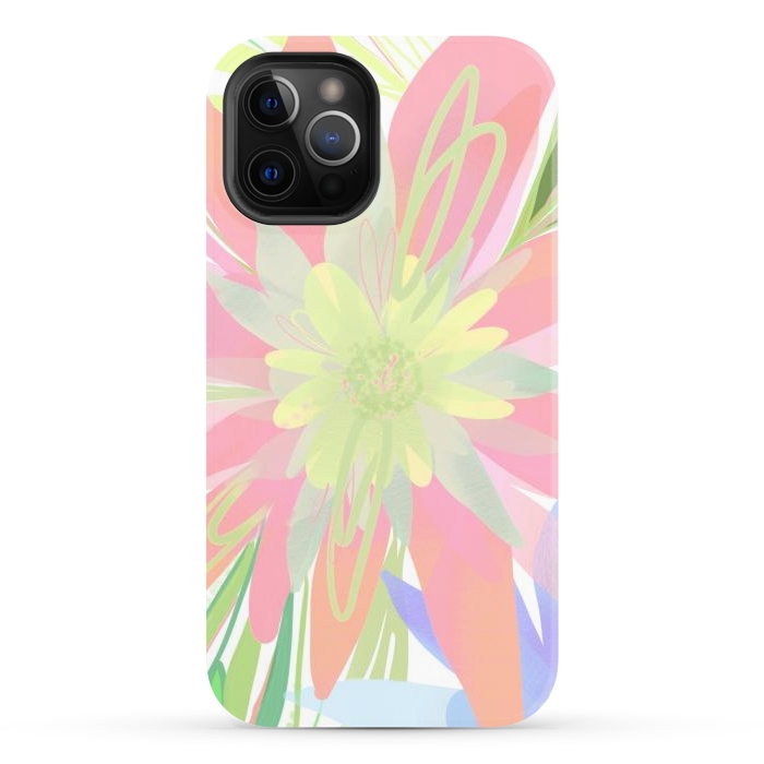 iPhone 12 Pro StrongFit Peachy Haven by Josie
