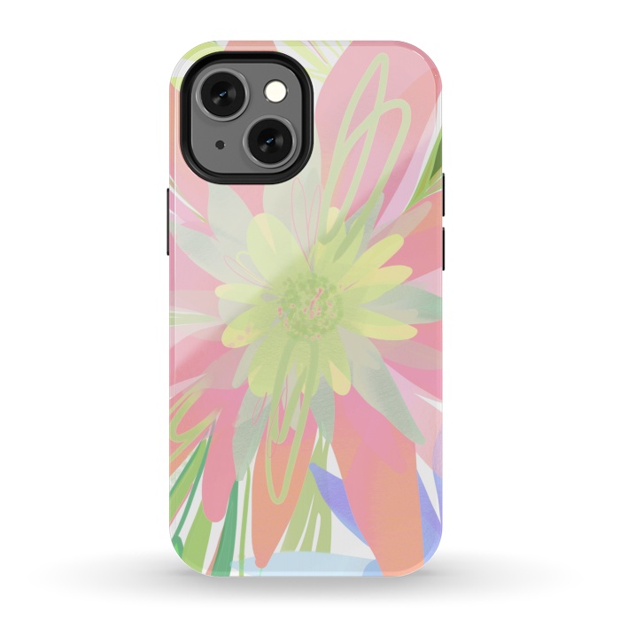 iPhone 13 mini StrongFit Peachy Haven by Josie