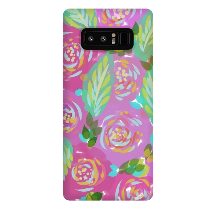 Galaxy Note 8 StrongFit Happy Colors  by Josie