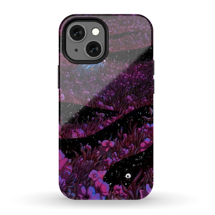 iPhone 12 mini StrongFit Common Garden Snake at Night by ECMazur 
