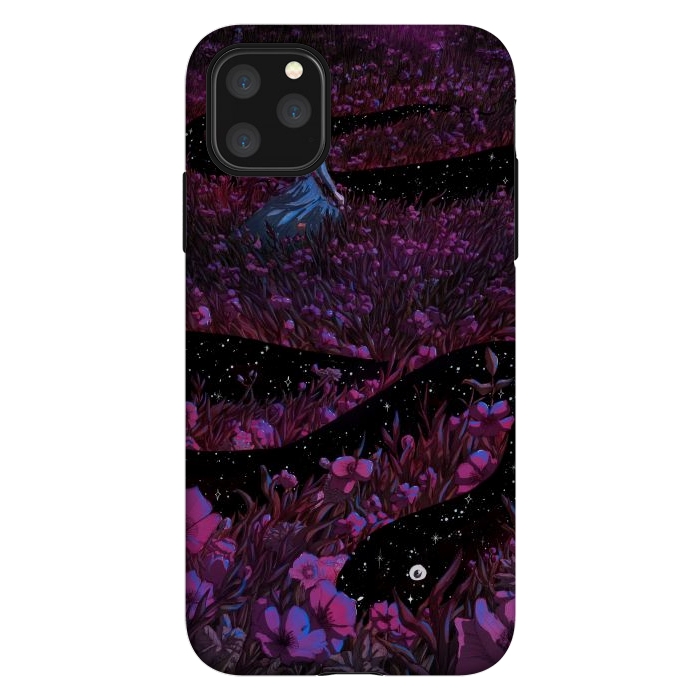 iPhone 11 Pro Max StrongFit Common Garden Snake at Night by ECMazur 