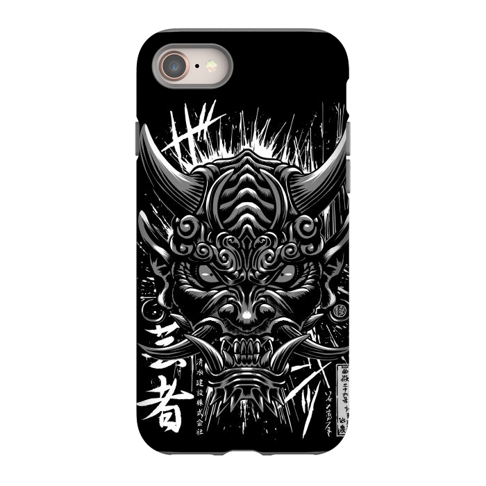 iPhone SE StrongFit Japanese oni demon by Alberto