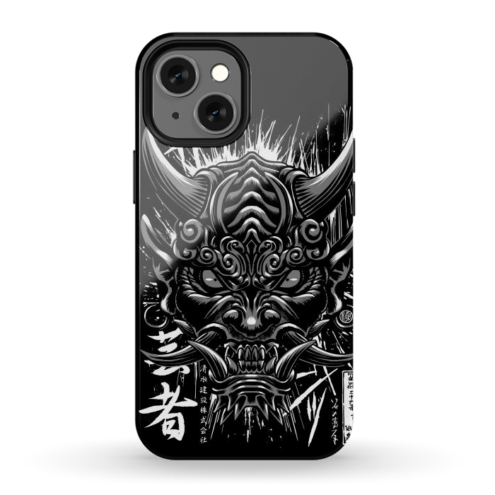 iPhone 12 mini StrongFit Japanese oni demon by Alberto