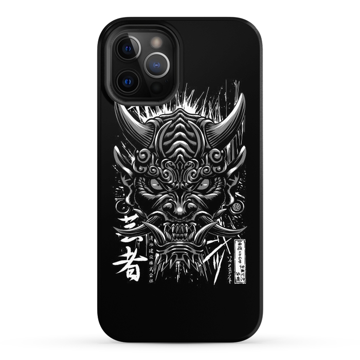 iPhone 12 Pro Max StrongFit Japanese oni demon by Alberto