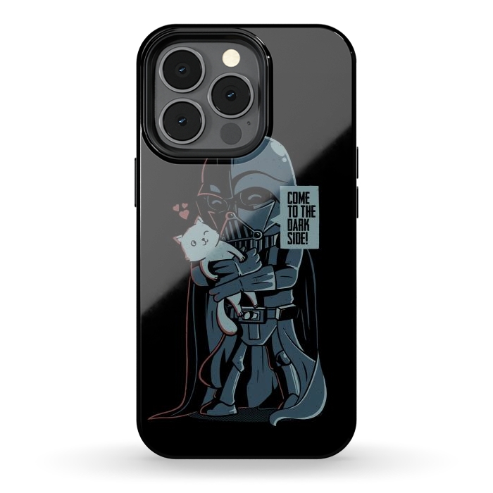 iPhone 13 pro StrongFit Come to the Dark Side - Cute Cat by eduely