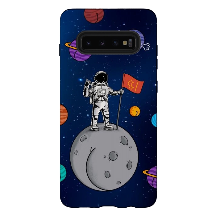 Galaxy S10 plus StrongFit Asstronaut by Coffee Man