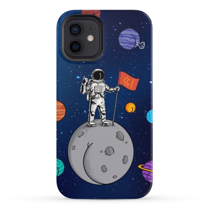 iPhone 12 StrongFit Asstronaut by Coffee Man