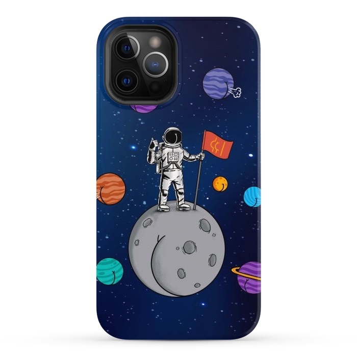 iPhone 12 Pro Max StrongFit Asstronaut by Coffee Man